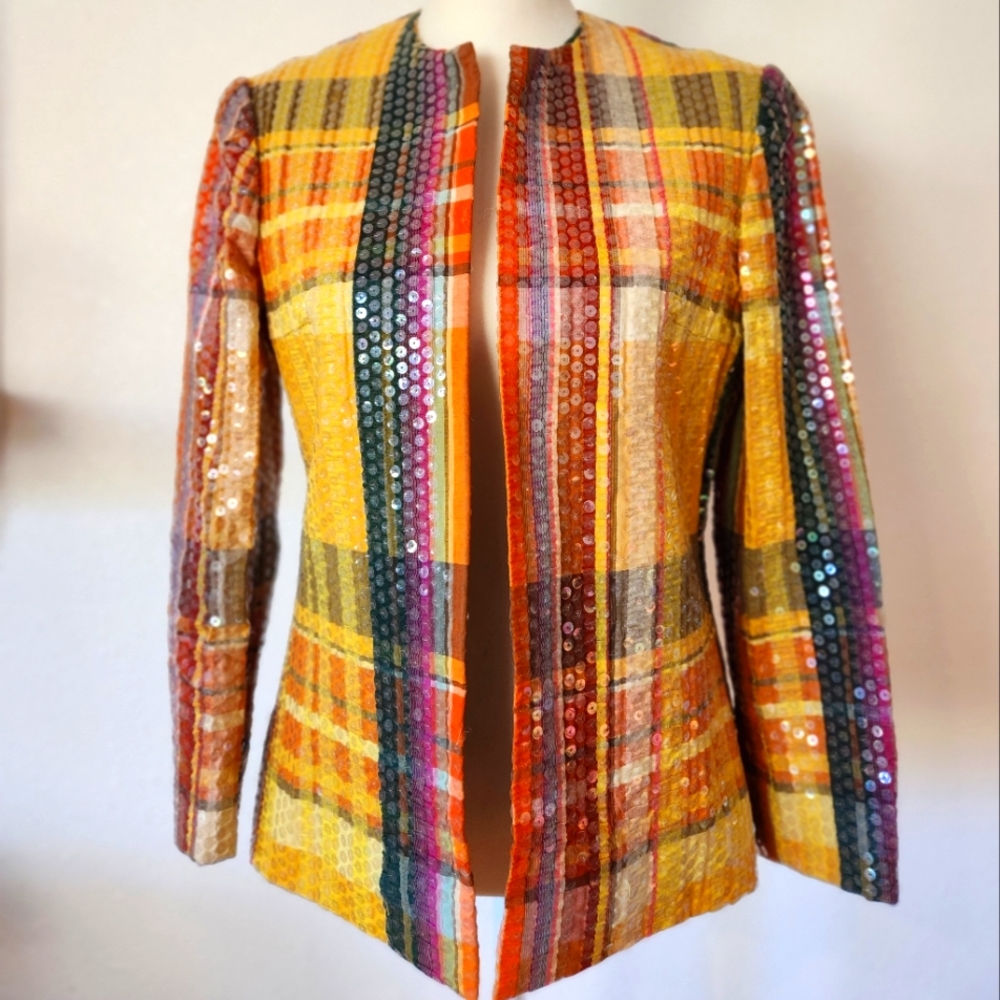 Chester Weinberg vintage designer sequin jacket